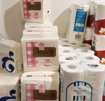 Produtos químicos, celulosa e maquinaria de limpeza en A Coruña